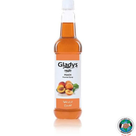 GLADYS SYRUP PEACH 750ML
