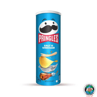 PRINGLES SALT AND VINEGAR 165 GM