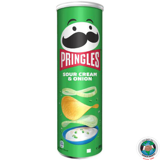 PRINGLES SOUR CREAM AND ONION 165GM