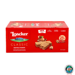 LOACKER CLASSIC NAPOLTANER CHOCO HAZELNUT 30G