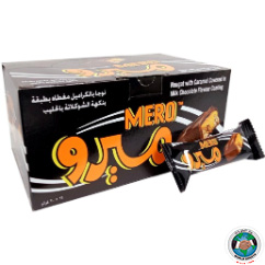 MERO NOUGAT CARAMEL CHOCO 25GM 24 PCS