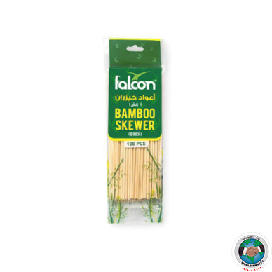 BAMBOO SKEWER 6 INCH 100 PCS