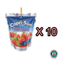 CAPRI SUN STRAWBERRY 200ML 10 PCS