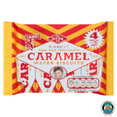 TUNNOCKS CHOCO COATED WAFER BISCUITS 4*30GM