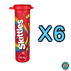 SKITTLES FRUITS 30.6G 6 PCS