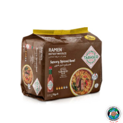 TABASCO RAMEN NOODLES SPICED BEEF 75GM