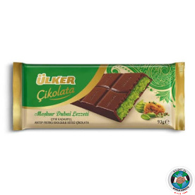 ULKER CHOCOLATE WITH PISTACHIO KUNAFA 93G
