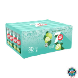 7UP MOJITO ZERO SODA 250ML 30 PCS