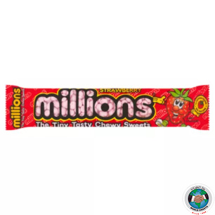 MILLIONS SHAKERS STRAWBERRY 45GM