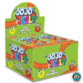 EVIZA JOJO JELLY FIZZY PEACH RINGS 18G 24 PCS