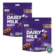 CADBURY DAIRY MILK BUBBLY MINI PROMO 156GM X2