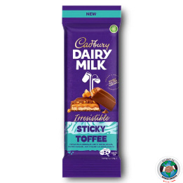 CADBURY DIRY MILK STICKY TOFFEE 102GM