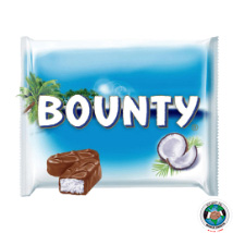 BOUNTY MILK CHOCOLATE COCONUT 250GM