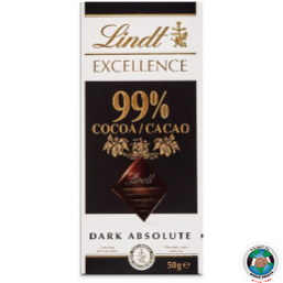 LINDT EXCELLENCE DARK 99% 50GM
