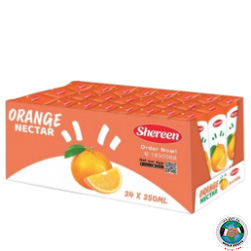 SHEREEN ORANGE NECTAR 24 PCS 250 ML