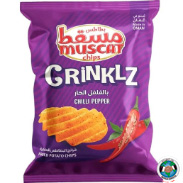 MUSCAT CHIPS CRINKLZ HOT CHILLI 65GM