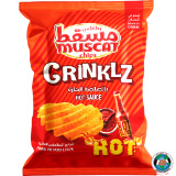 MUSCAT CHIPS CRINKLZ HOT SAUCE 65GM
