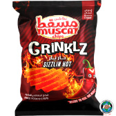 MUSCAT CHIPS CRINKLZ SIZZLIN HOT 65GM