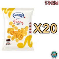 MICKEY FUUNY FACE BBQ 13GM 20 PCS