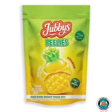GUMMY JUBBYS PEELIES PINEAPPLE FLAVOURS 55GM