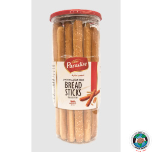 PARADISE CRACKER STICKS SESAME BISCUIT 350 GM